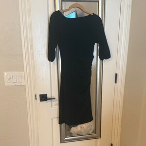 Banana Republic Classic Black Long Sleeve Dress